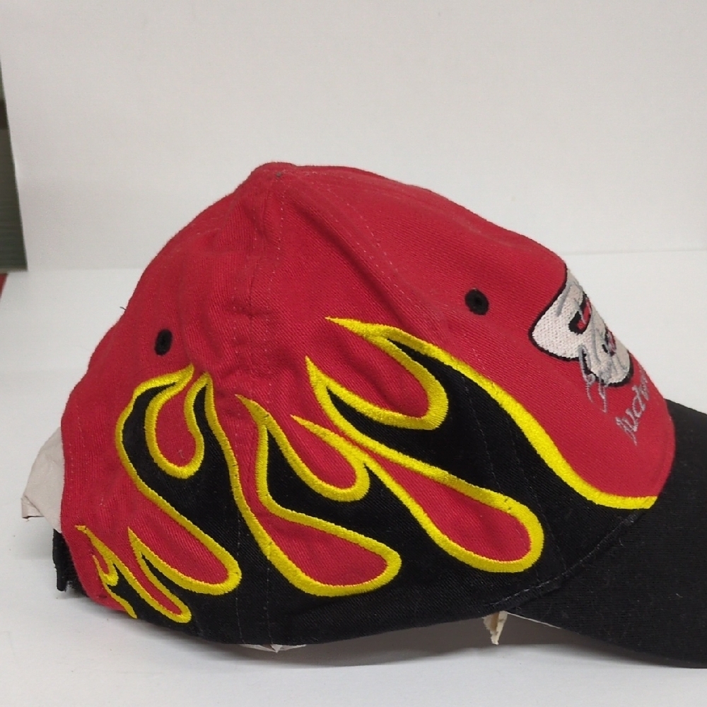 Budweiser Red and Black Cap with Yellow Accents - Picture 2 of 7